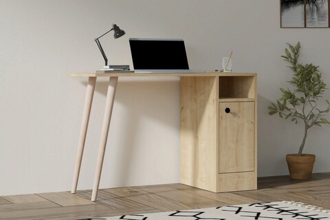 Birou, Asse Home, Calvin, 110x74x50 cm, PAL, Stejar