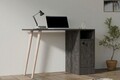 Birou, Asse Home, Calvin, 110x74x50 cm, PAL, Antracit / Stejar