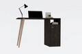 Birou, Asse Home, Calvin, 110x74x50 cm, PAL, Antracit / Stejar