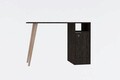 Birou, Asse Home, Calvin, 110x74x50 cm, PAL, Antracit / Stejar