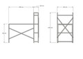 Birou, Asse Home, Zernez, 120x75x60 cm, PAL, Maro