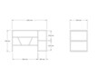 Birou, Asse Home, Caste, 120x74x60 cm, PAL , Alb