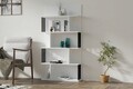 Corp biblioteca, Asse Home, Alex, 80x160x21 cm, PAL , Alb