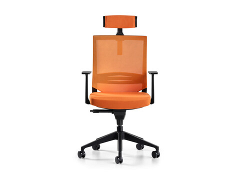 Scaun de birou, Bürotime, CZY-CHR-A001463, Portocaliu