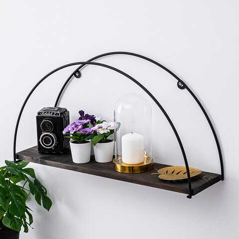 Raft de perete, Cerritos, Indicum, Lemn, Nuc negru