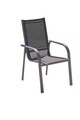 Scaun de gradina, Hanah Home, Lena, Aluminiu, Antracit