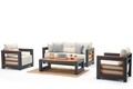 Set mobilier de gradina, Hanah Home, Larix, Alb