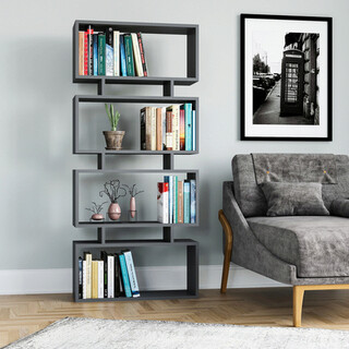 72x25x161 cm, Antracit