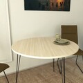 Masa, Comforty, Sandalf, 90x75x90 cm, PAL, Stejar