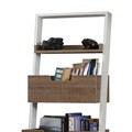 Corp biblioteca, Comforty, Low, 59x120x35 cm, PAL, Maro inchis