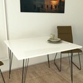 Masa, Comforty, Sandalf Square, 90x75x90 cm, PAL, Alb