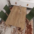 Masa, Comforty, Single 120, 120x78x80 cm, PAL, Stejar