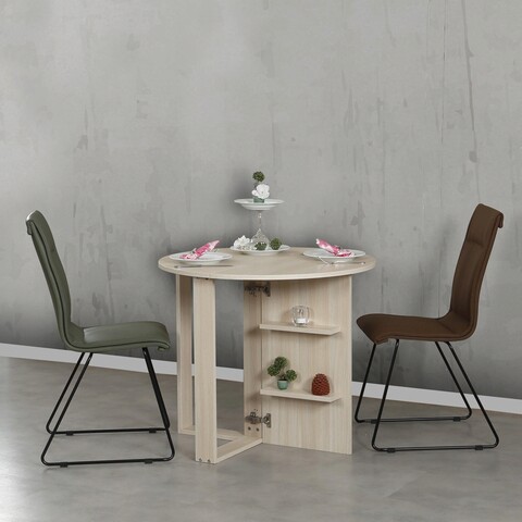 Masa pliabila, Comforty, Middle, 90x77x45 cm, PAL, Stejar