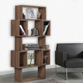 Corp biblioteca, Comforty, Box, 84x160x30 cm, PAL, Maro inchis