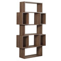Corp biblioteca, Comforty, Box, 84x160x30 cm, PAL, Maro inchis
