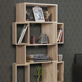 Corp biblioteca, Comforty, Box, 84x160x30 cm, PAL, Stejar deschis