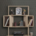 Corp biblioteca, Comforty, Box, 84x160x30 cm, PAL, Stejar deschis