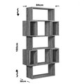 Corp biblioteca, Comforty, Box, 84x160x30 cm, PAL, Alb
