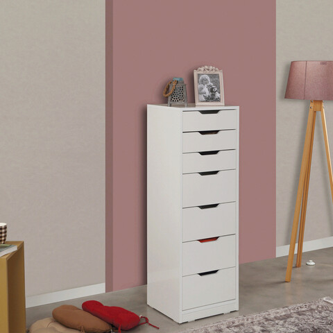 Dulap, Comforty, Flow, 44x130x40 cm, PAL, Alb