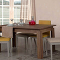 Masa extensibila, Comforty, Huqqa, 78x150x80 cm, PAL, Maro inchis