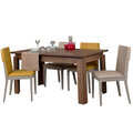 Masa extensibila, Comforty, Huqqa, 78x150x80 cm, PAL, Maro inchis