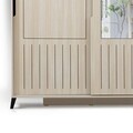 Dulap pentru haine, Comforty, Pasific Home Fuga 130, 130x216x60 cm, PAL, Stejar