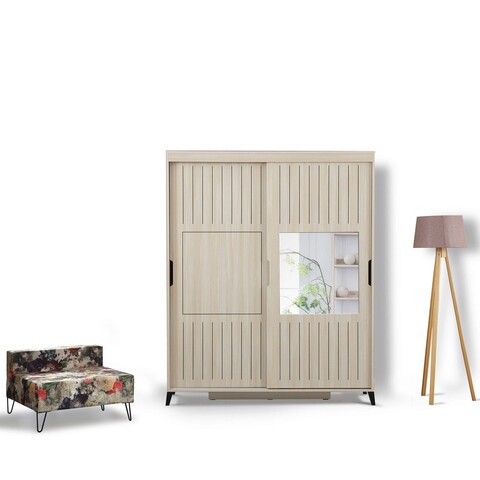 Dulap pentru haine, Comforty, Pasific Home Fuga 150, 150x216x60 cm, PAL, Stejar