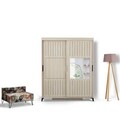 Dulap pentru haine, Comforty, Pasific Home Fuga 150, 150x216x60 cm, PAL, Stejar