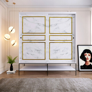 190x200x57 cm, Multicolor