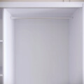 Dulap pentru haine, Comforty, Martin 190, 190x200x57 cm, PAL, Alb / Negru / Auriu