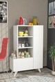 Dulap multifunctional, Coraline, Agostina, 80x121x31 cm, PAL, Alb