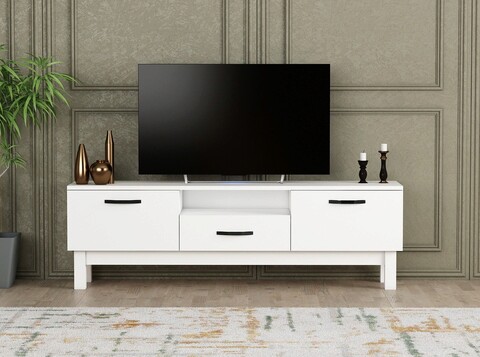 Comoda TV, Coraline, Suzi, 150x48 cm, PAL, Alb