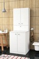 Dulap masina de spalat, Coraline, Palmira, 70x90x67 cm, PAL, Alb