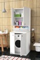 Dulap masina de spalat, Coraline, Palmira, 70x90x67 cm, PAL, Alb