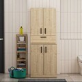 Dulap masina de spalat, Coraline, Palmira, 70x90x67 cm, PAL, Stejar