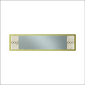 Oglindă decorativă din PAL, Decorotika, Frida Console, 120x29 cm, PAL, Alb