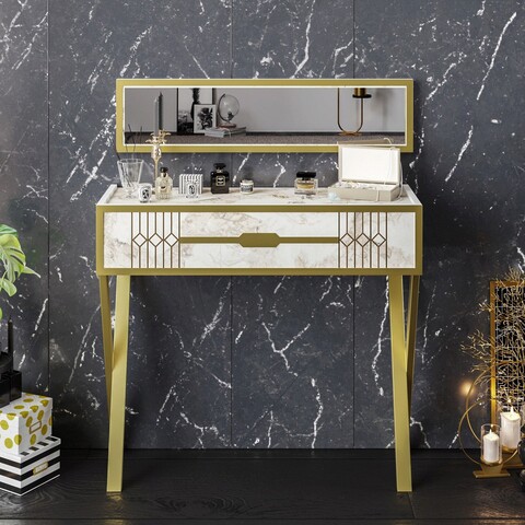 Bufet, Decorotika, Frida, 90x80x32 cm, PAL, Alb