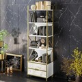Corp biblioteca, Decorotika, Frida 60 Cm, PAL, Alb