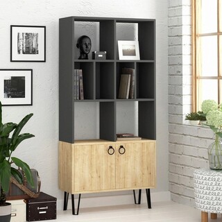 80x166x30 cm, Antracit;Stejar