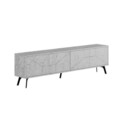 Comoda TV, Decortie, Dune, 180x50x29.6 cm, Carrara