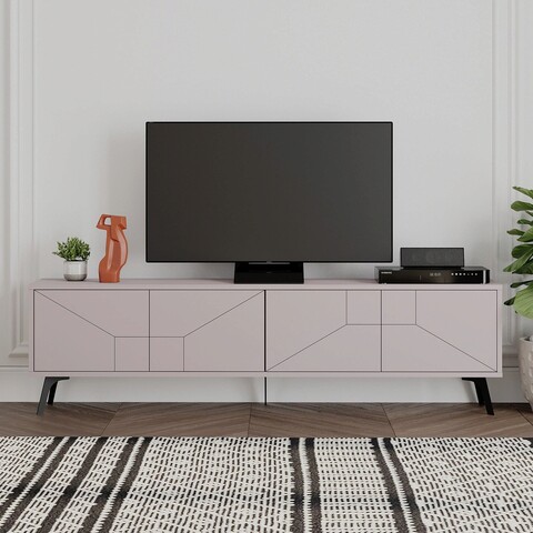 Comoda TV, Decortie, Dune, 180x50x29 cm, PAL, Mocha