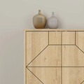 Consola, Decortie, Dune 183, 184x77 cm, PAL, Stejar