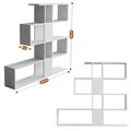 Corp biblioteca, Elegance, Karlin, 120x109x20 cm, PAL, Alb