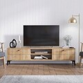 Comoda TV, Emerald, Hera, 180x55x31 cm, PAL, Stejar