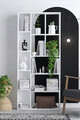 Corp biblioteca, Emerald, Uranüs, 75x170x18 cm, PAL, Alb