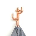 Raft de perete, Evila Originals, Cop008, 17x9x9 cm, Cupru, Auriu roz