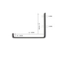 Raft de perete, Evila Originals, Lam010, 60x16x14 cm, Lemn, Nuc negru