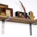 Raft de perete, Evila Originals, Lam002, 60x16x14 cm, Lemn, Nuc negru