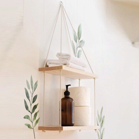 Raft de perete, Evila Originals, Raf230, Lemn, Maro