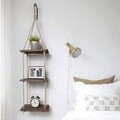 Raft de perete, Evila Originals, Gar013, 90x25x1 cm, Lemn, Maro